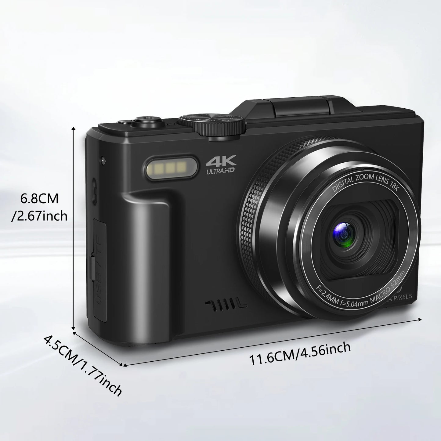 4K compact digital photography camera,