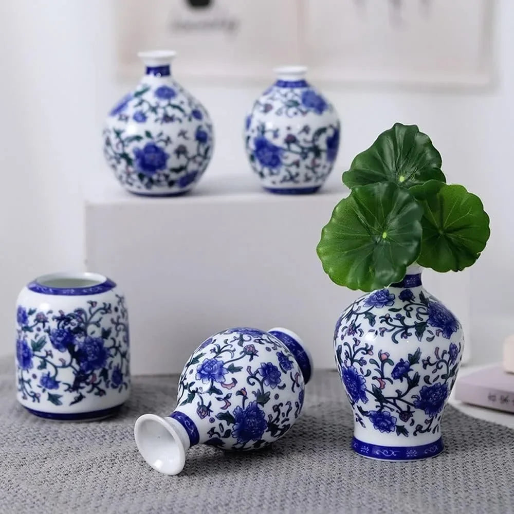Chinoiserie Mini Decorative Porcelain Jar