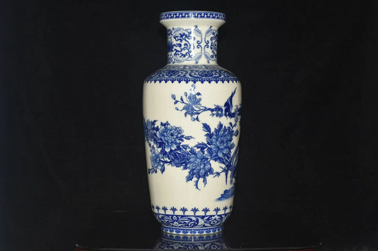 Rare unique China Handcrafted Blue and white porcelain