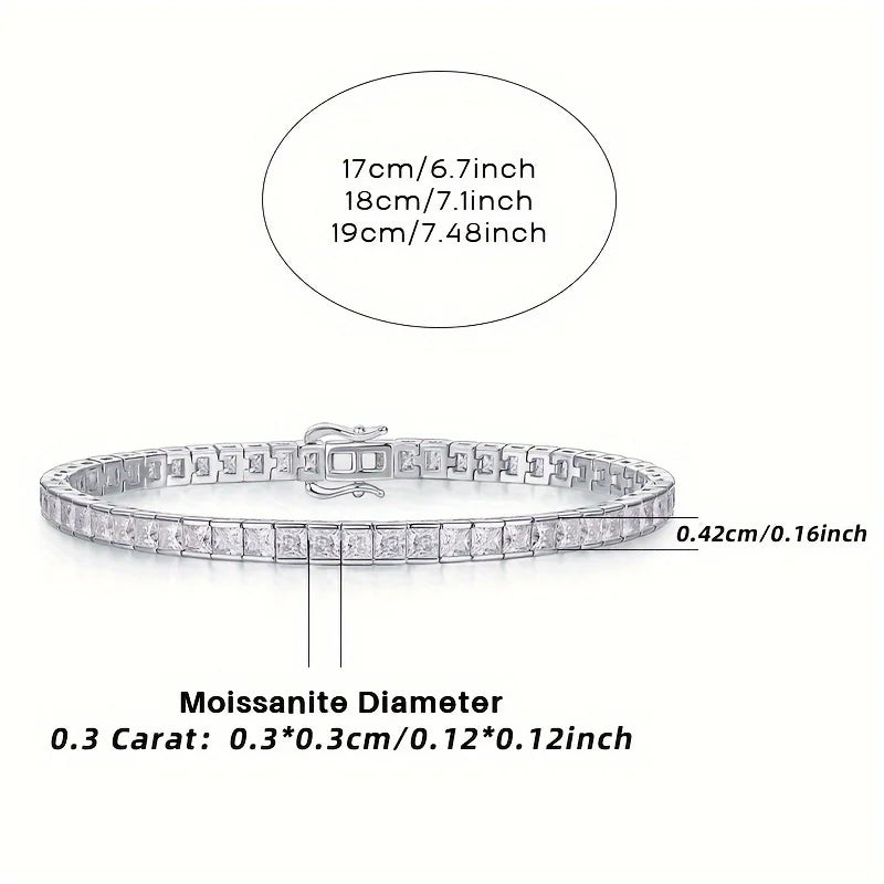 Moissanite Tennis Bracelet