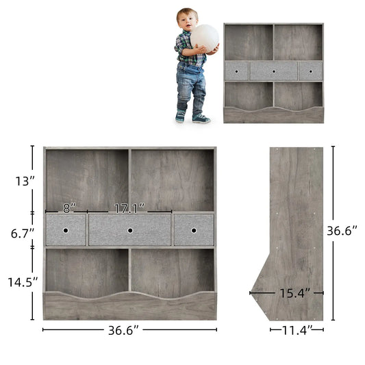 Bookshelf and Bookcase Toy Storage