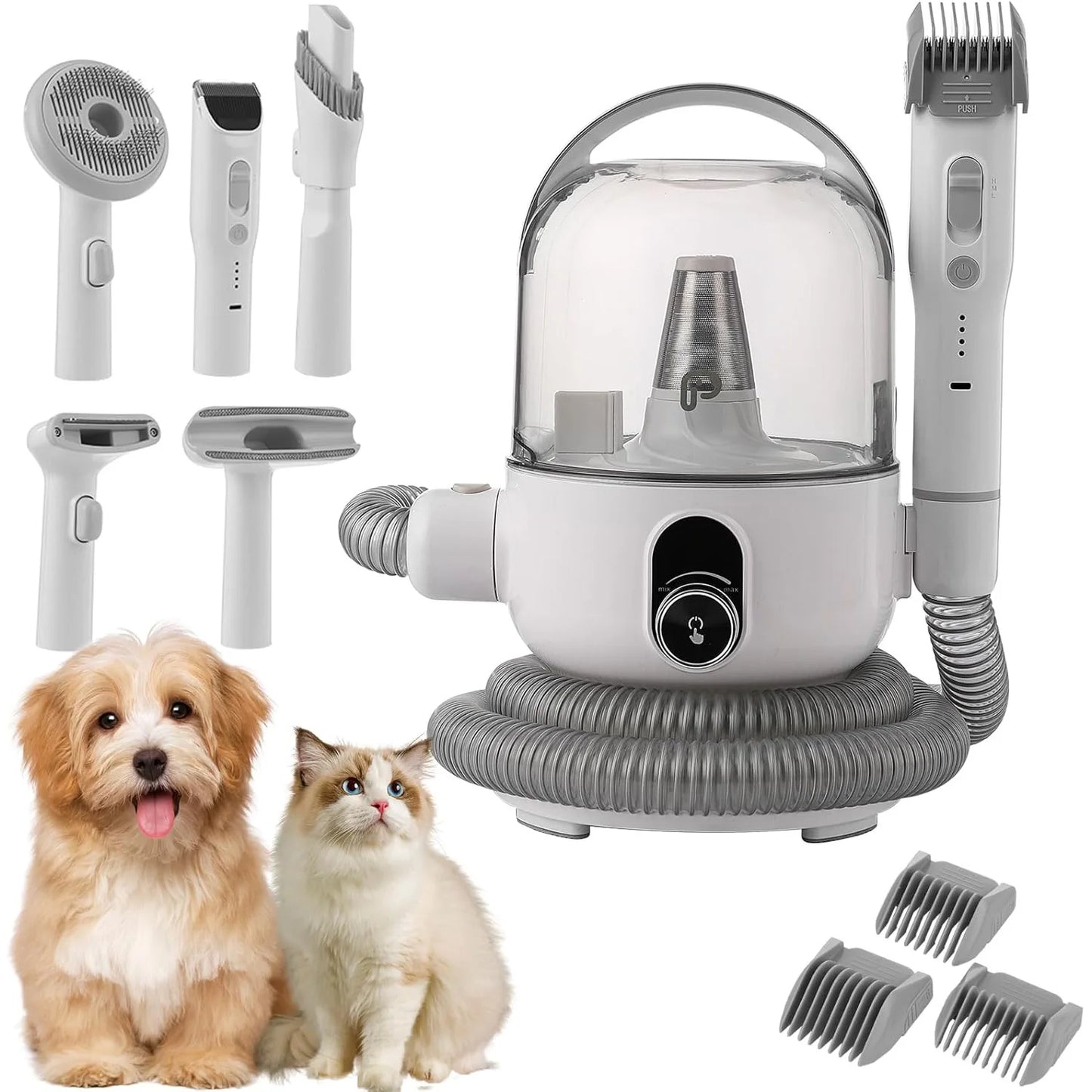 Pet Grooming Kit with 2L Vacuum Suction 99% Pet Hair