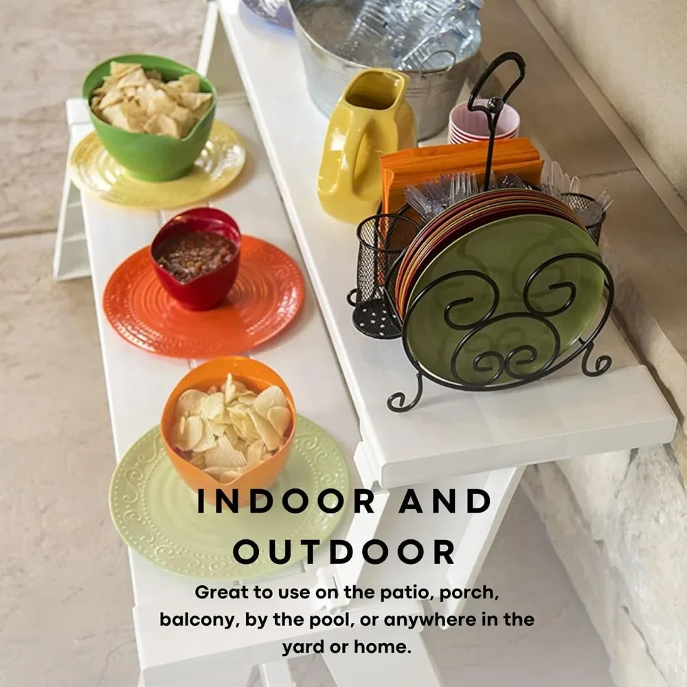 Gen 1 2-in-1 Outdoor Convertible Bench to Picnic Table | Space-Saving, Weather-Resistant Patio Furniture for Yard, Deck, Garden