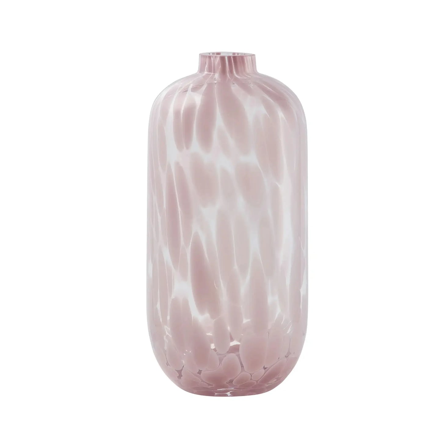 Blush Pink Glass Vase