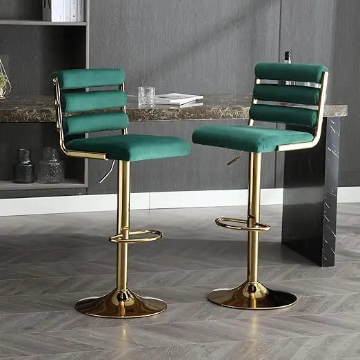Modern Swivel Bar Stools Set of 2