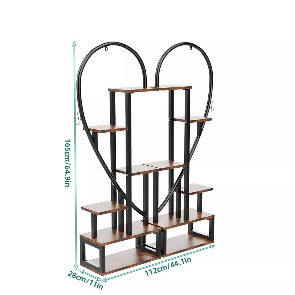 Plant Stand Half Heart