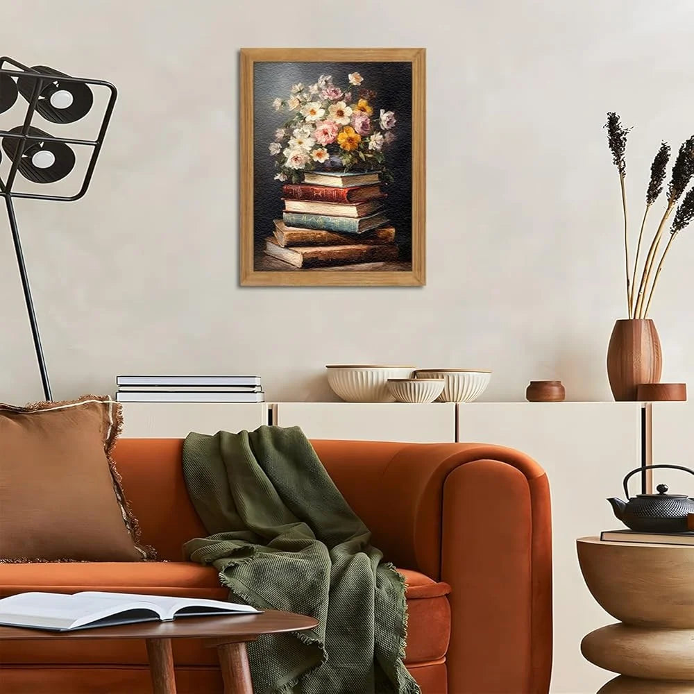 Framed Vintage Floral Wall Art 3D