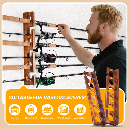 Fishing Pole Rod Racks
