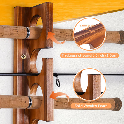 Fishing Pole Rod Racks