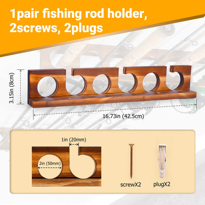 Fishing Pole Rod Racks