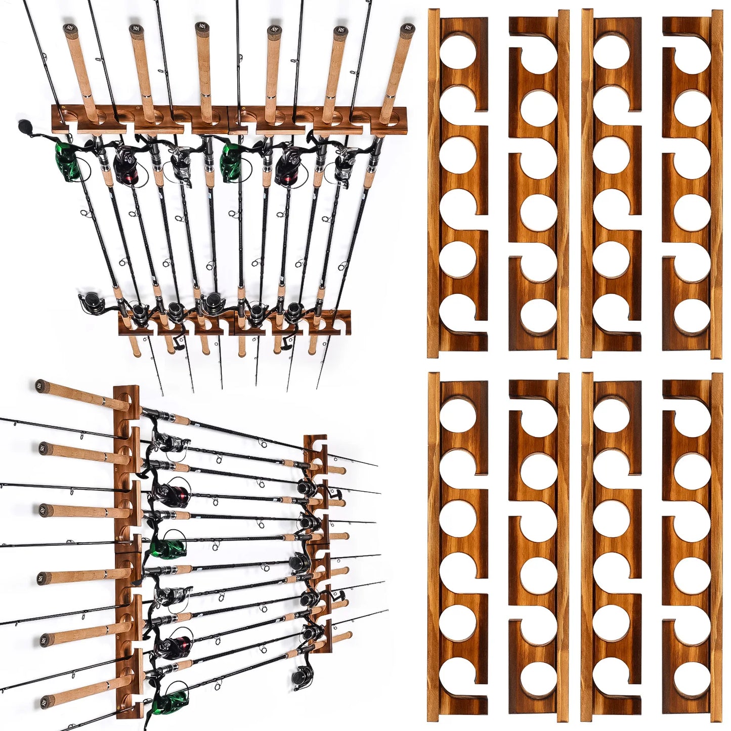 Fishing Pole Rod Racks
