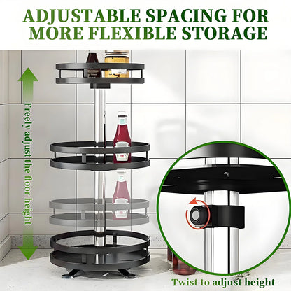 3 Tier Turntable Spice Rack