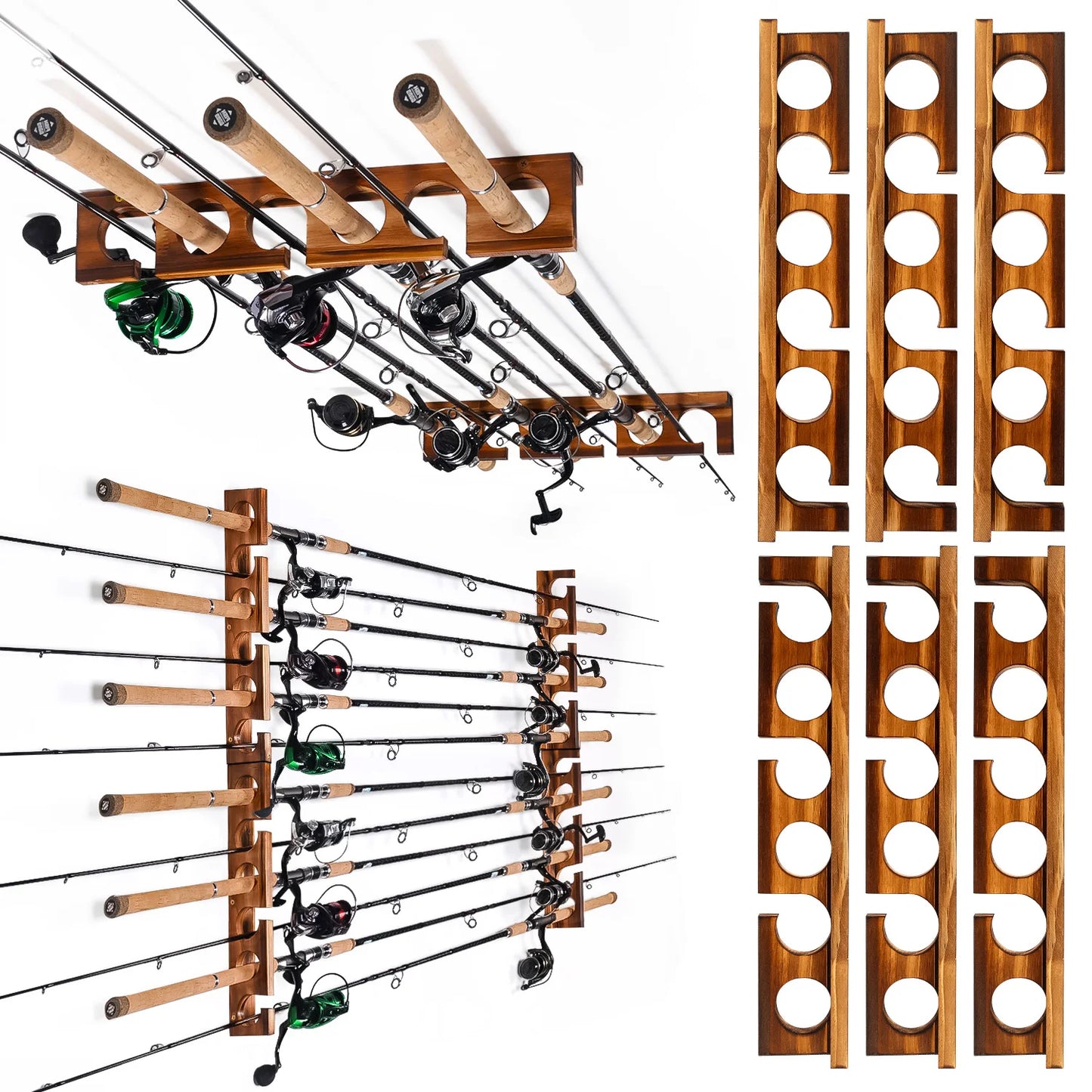 Fishing Pole Rod Racks