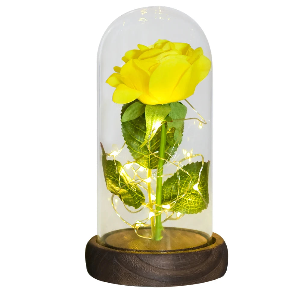 Eternal Rose In Glass Dome