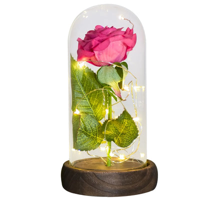 Eternal Rose In Glass Dome
