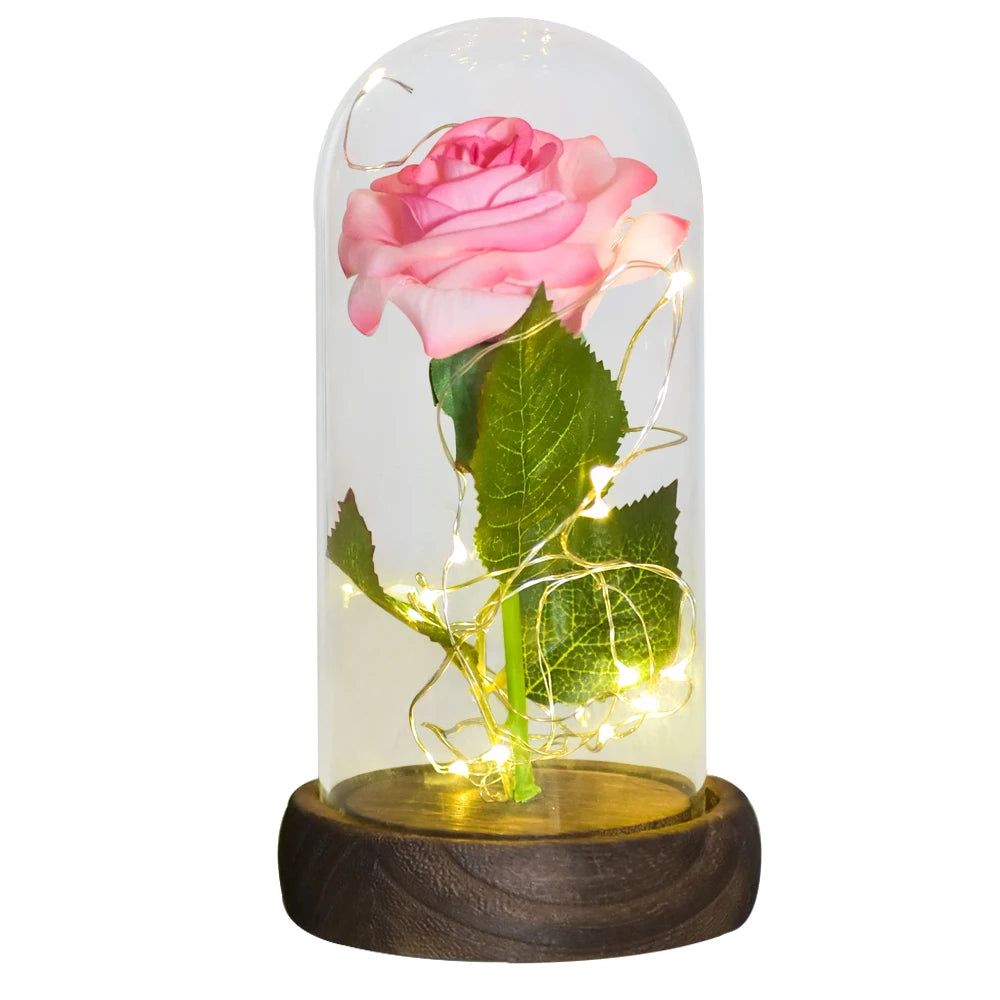 Eternal Rose In Glass Dome