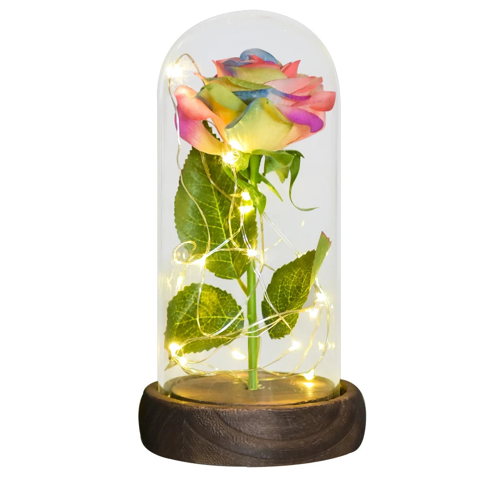 Eternal Rose In Glass Dome