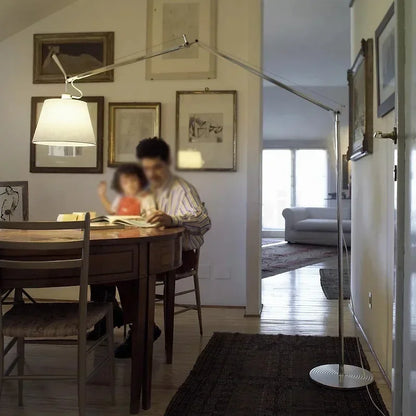 Italian Rocker Arm Floor Lamp