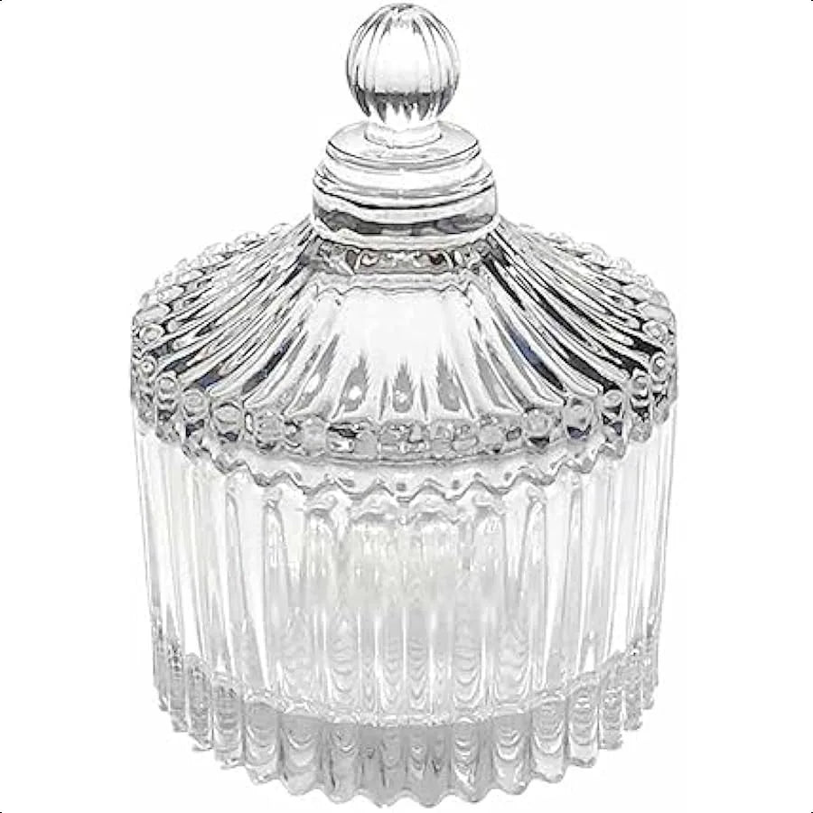 Glass Candy Dish with Lid