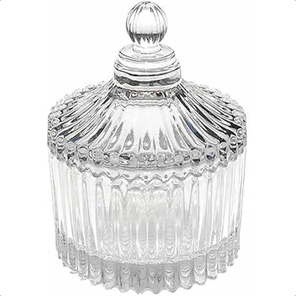 Glass Candy Dish with Lid