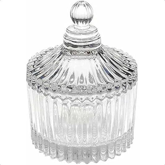 Glass Candy Dish with Lid