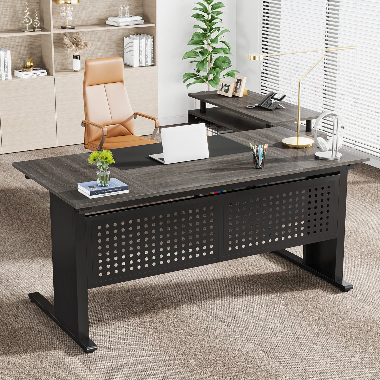 Tribesigns 63 Inch Executive Desk