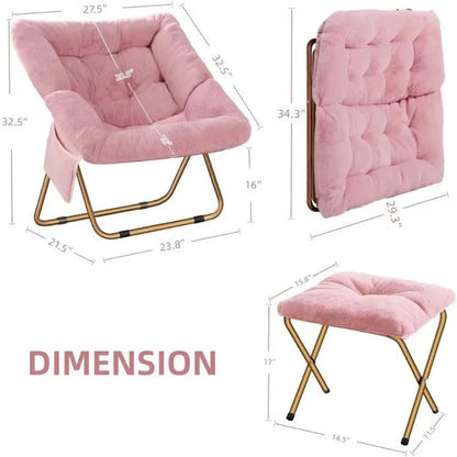 Foldable Saucer Chair