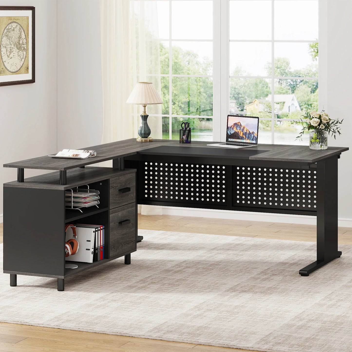 Tribesigns 63 Inch Executive Desk