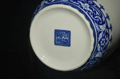 Rare unique China Handcrafted Blue and white porcelain