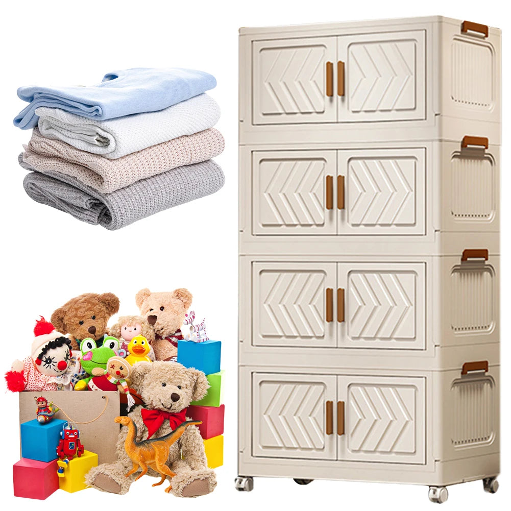 Stackable Storage Bins with Lid