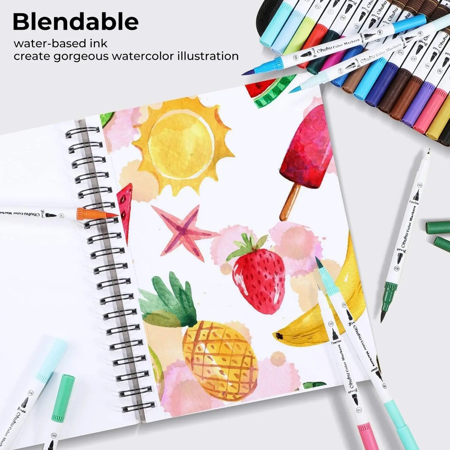 Ohuhu Art Markers Dual Tips