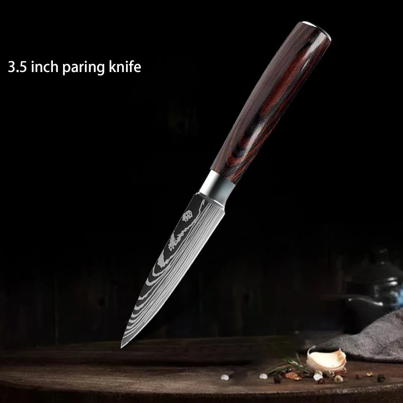 1-10PCS Chef Knife Set