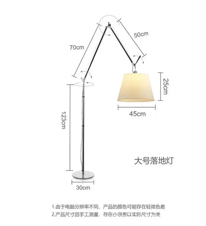 Italian Rocker Arm Floor Lamp