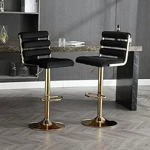 Modern Swivel Bar Stools Set of 2
