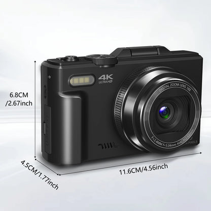 4K compact digital photography camera,