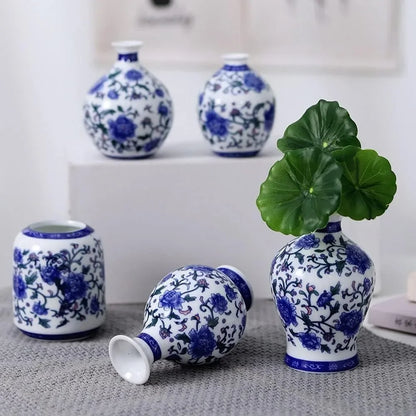Chinoiserie Mini Decorative Porcelain Jar