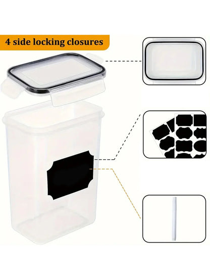 6pcs Airtight storage bin