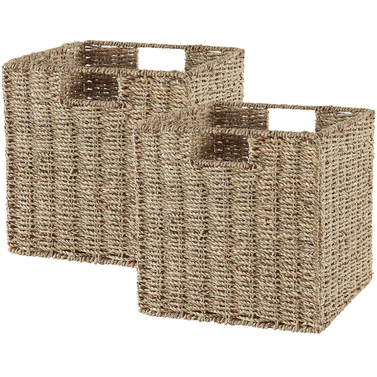 Hand-woven Seagrass Storage Baskets
