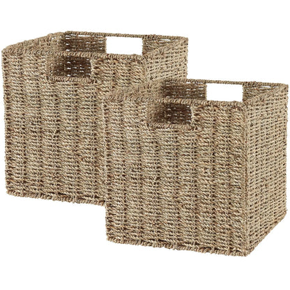 Hand-woven Seagrass Storage Baskets