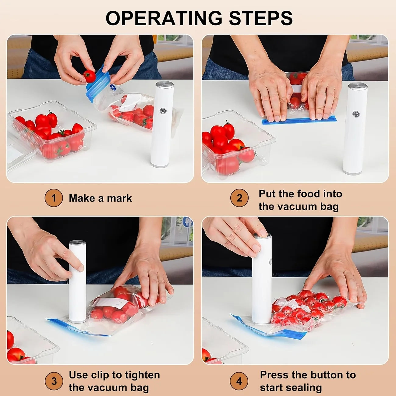 Portable Handheld Vacuum Sealer