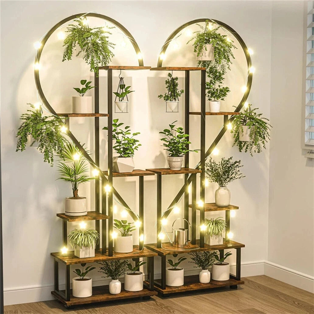 Plant Stand Half Heart