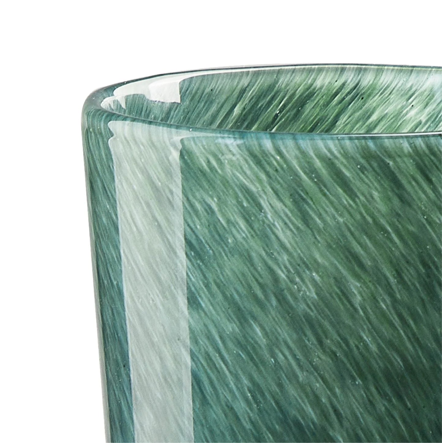 Green Thyme Glass Vase
