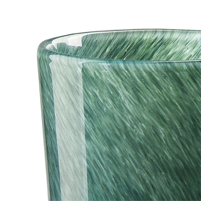 Green Thyme Glass Vase