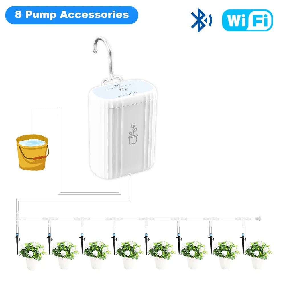 Manhot Tuya WiFi Smart Garden Irrigation Controller