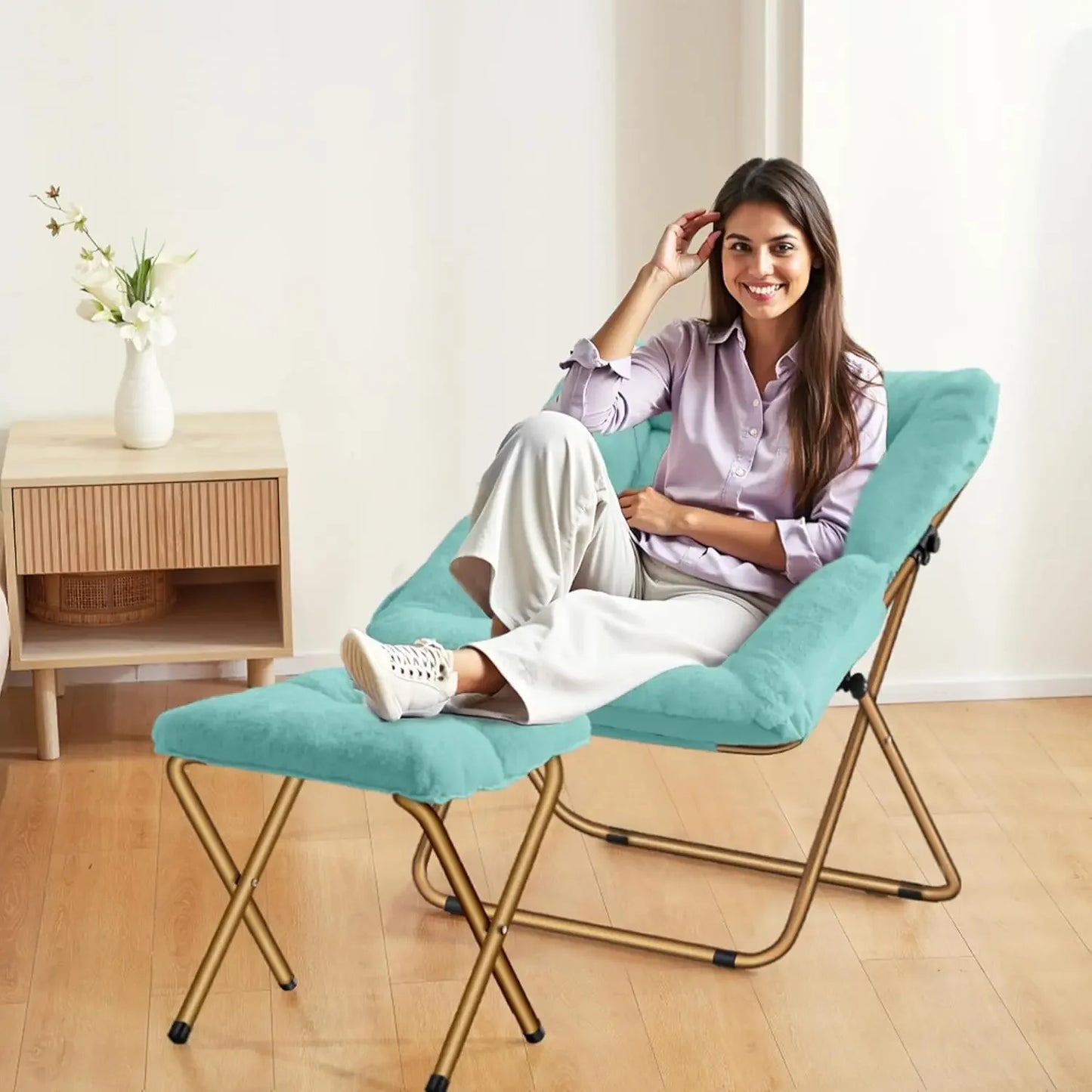 Foldable Saucer Chair