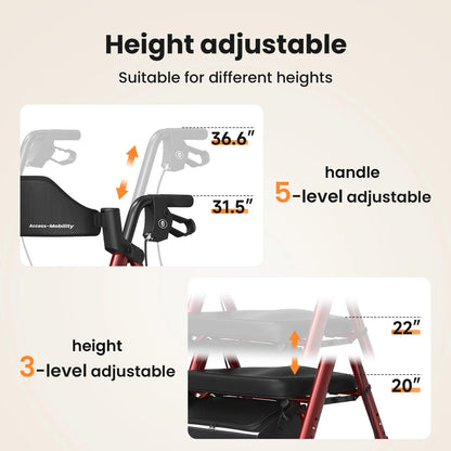 Rollator Walkers For Seniors