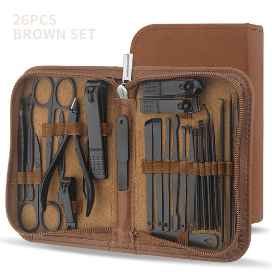 26 pieces brown nail kit