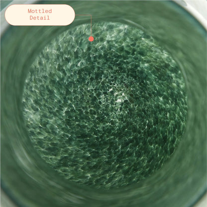 Green Thyme Glass Vase