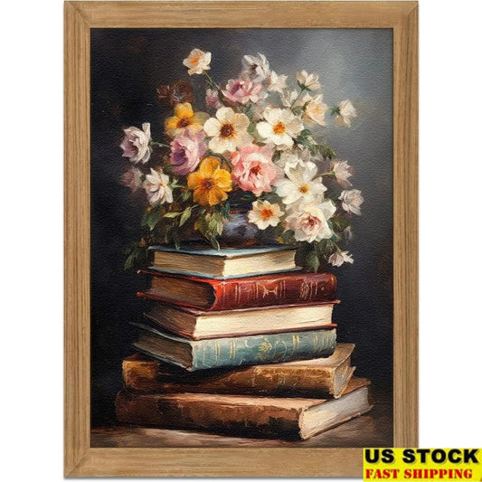 Framed Vintage Floral Wall Art 3D