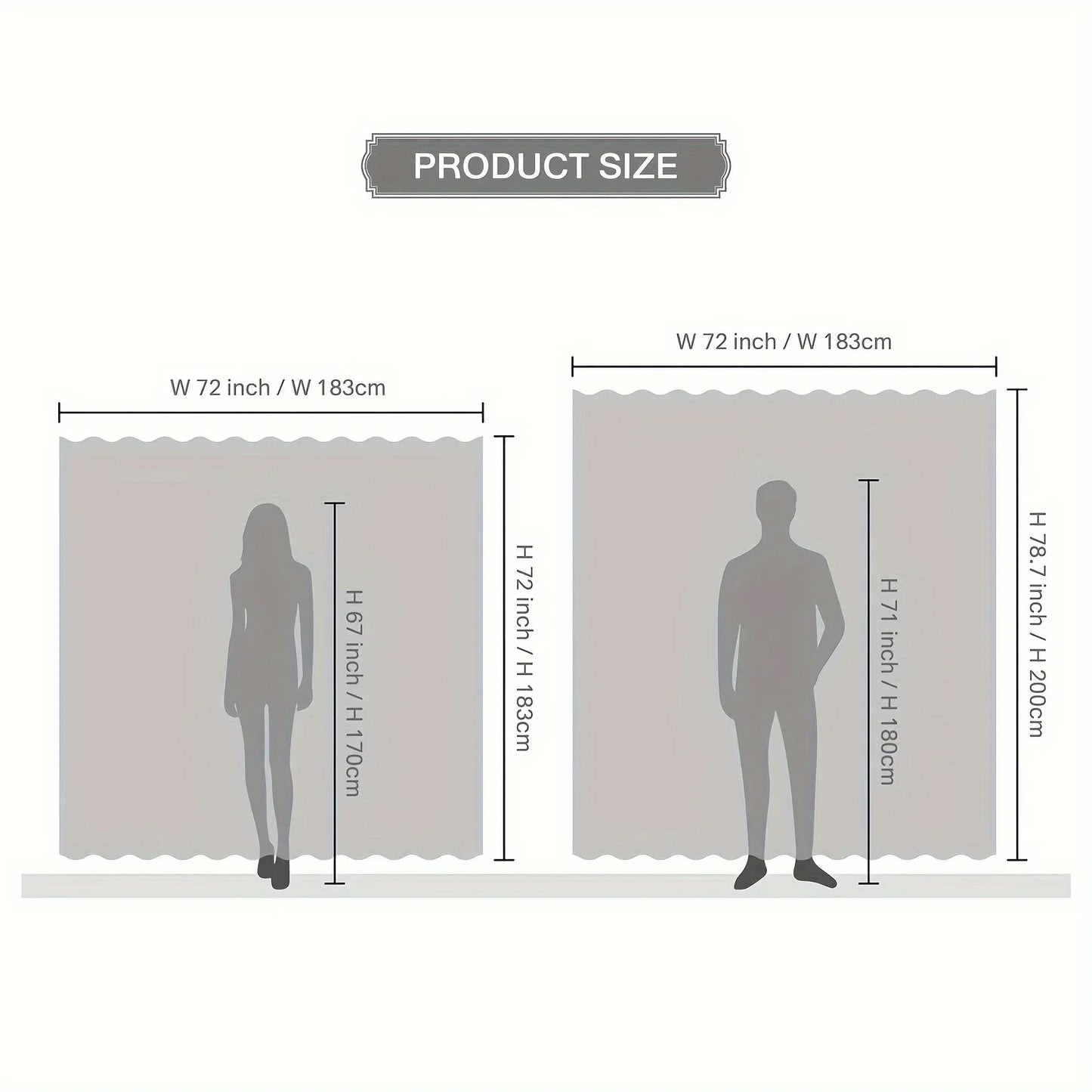 1pc White Theme Modern Butterfly Shower Curtain